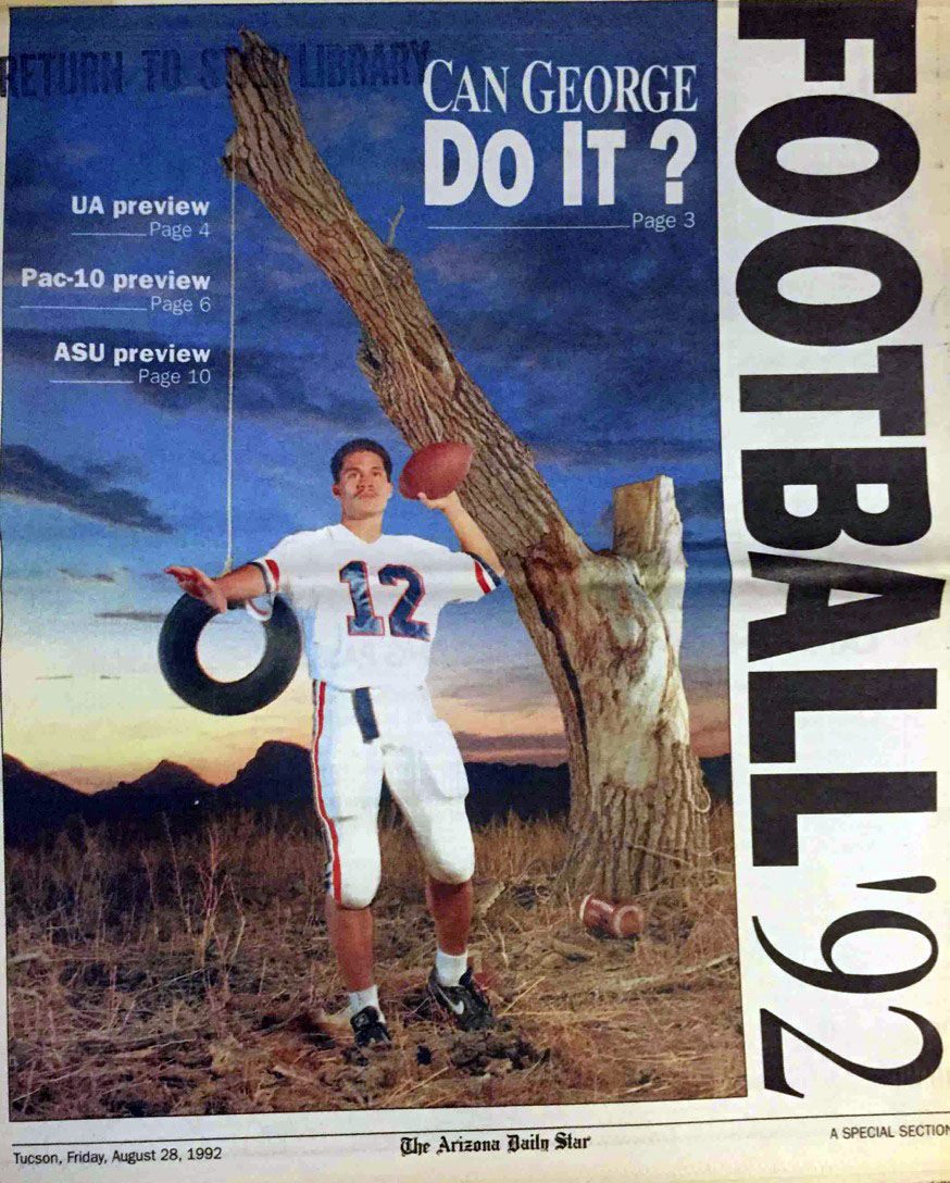 College football special section cover